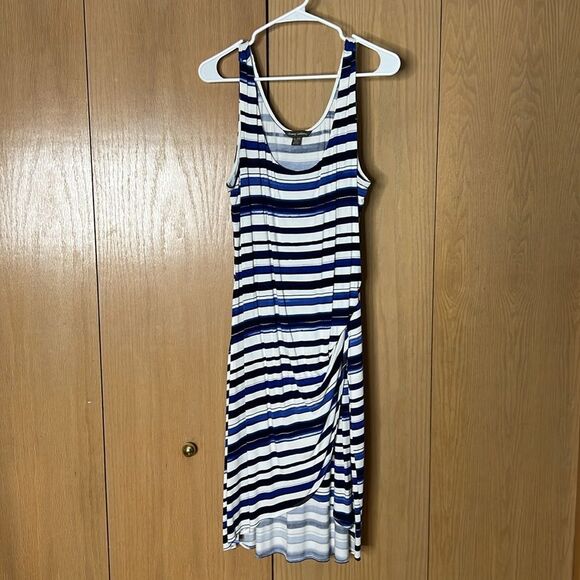 Tommy Bahama Aquarelle Stripe Tambour Dress Size XL - Picture 2 of 6